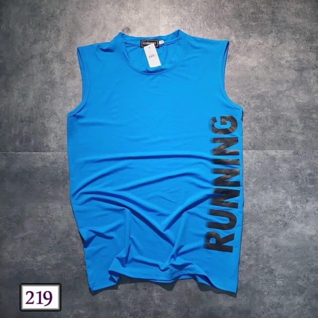 ÁO SÁT NÁCH THỂ THAO NAM NỮ 219 BA LỖ THUN LẠNH TANKTOP 5 MÀU RUNNING | BigBuy360 - bigbuy360.vn