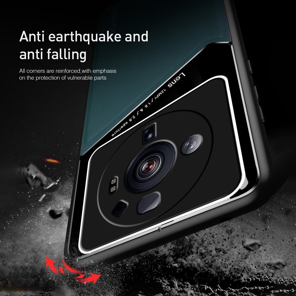 Ốp Điện Thoại Da Từ Tính Bảo Vệ Camera Cho Xiaomi 12S Ultra Pro Xiaomi Mi 12 Lite 12x Pro