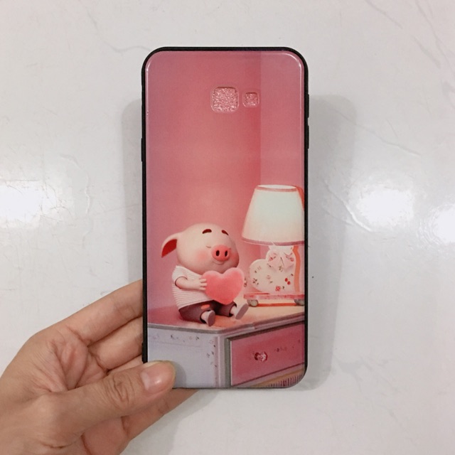 Ốp lưng sam sung J4+, J4 Plus, J4 Coẻ Heo bật đèn