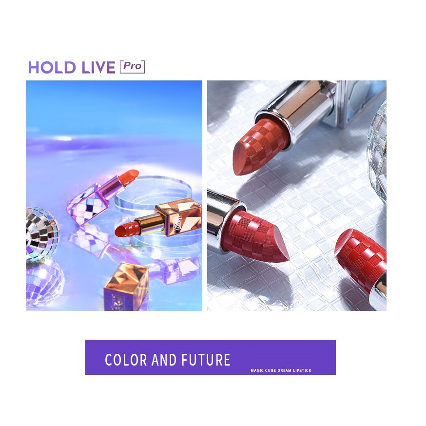 [𝗦𝗔𝗟𝗘]..::✨Set 5 son sáp Hold Live magic cube dream vỏ pha lê siêu đẹp(Như Hình)✨::..