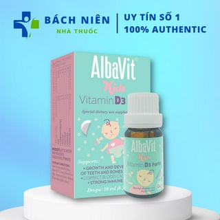 Vitamin D3 cho bé Albavit Kids Vitamin D3 Forte , vitamin D3 Albavit Ba Lan 10ml