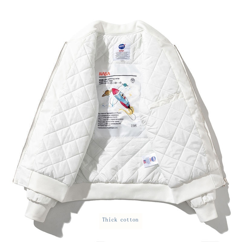Áo Khoác Bóng Chày Thêu Hình Phi Hành Gia Nasa Thời Trang Xuân Thu Cho Nam