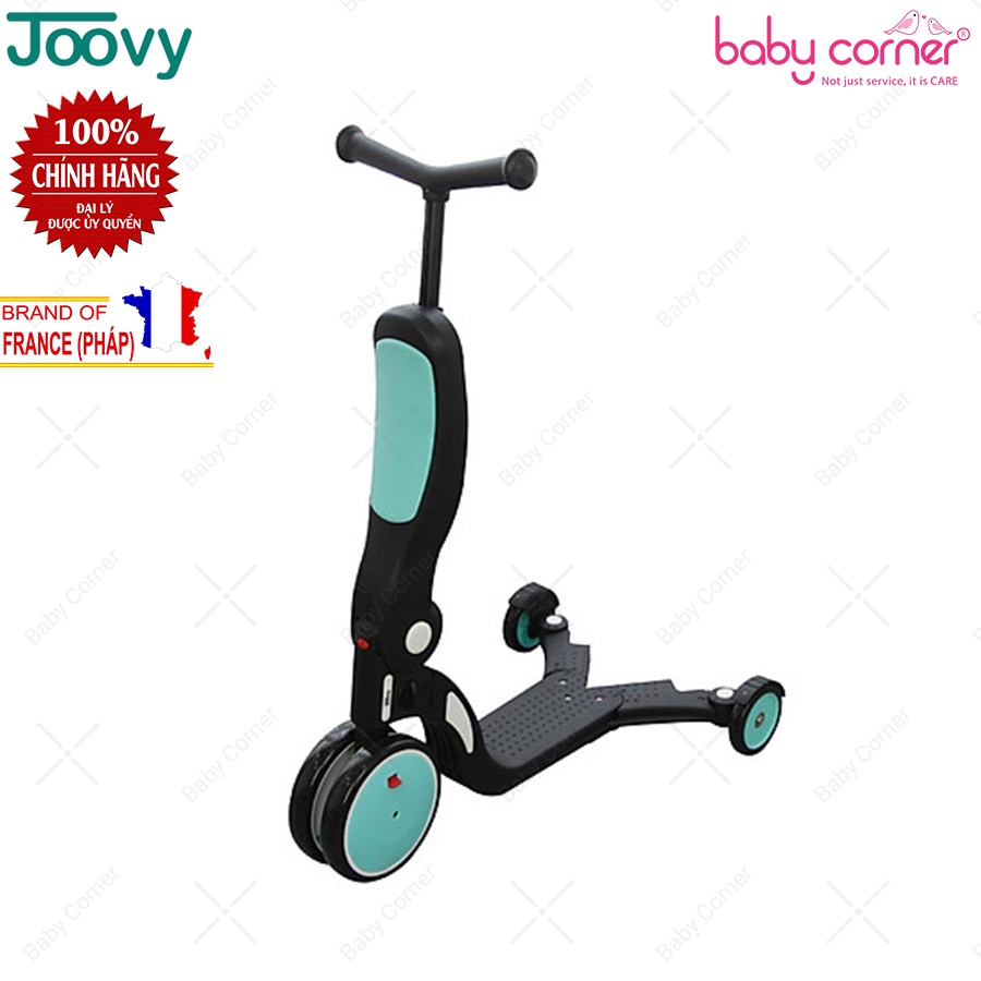 Xe 3 Bánh, Chòi Chân, Cân Bằng, Scooter 5 Trong 1 Joovy N5 Có Cần Đẩy