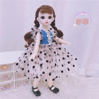 Búp Bê Nữ Sinh Tự Làm Mặc Đồ 1 / 6 30cm