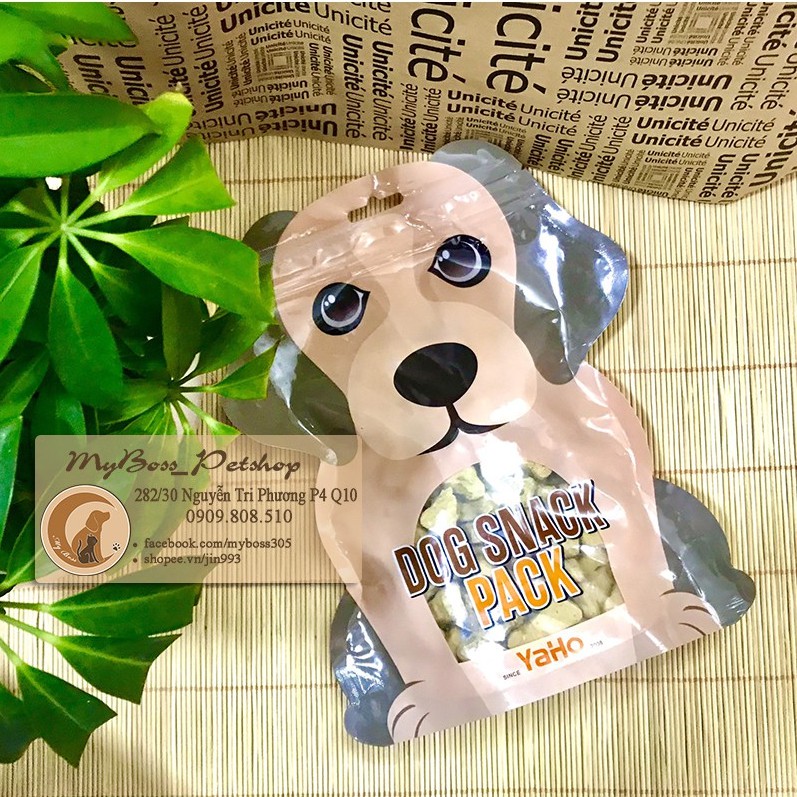 BÁNH QUY THƯỞNG CHO CHÓ THÚ CƯNG PET Yaho Dog Snack Pack Gói 250g Bổ sung dinh dưỡng cho Thú cưng