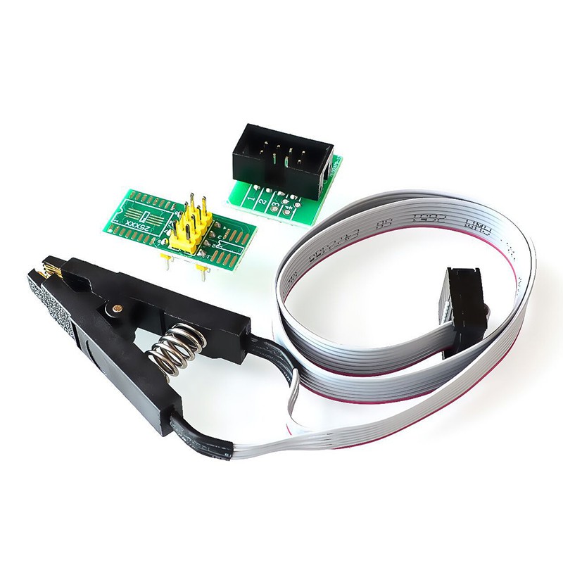 1 Mô Đun Chương Trình CH341A 24 25 Series EEPROM + Kẹp Kiểm Tra SOIC8 SOP8 Cho EEPROM 93CXX / 25CXX / 24CXX