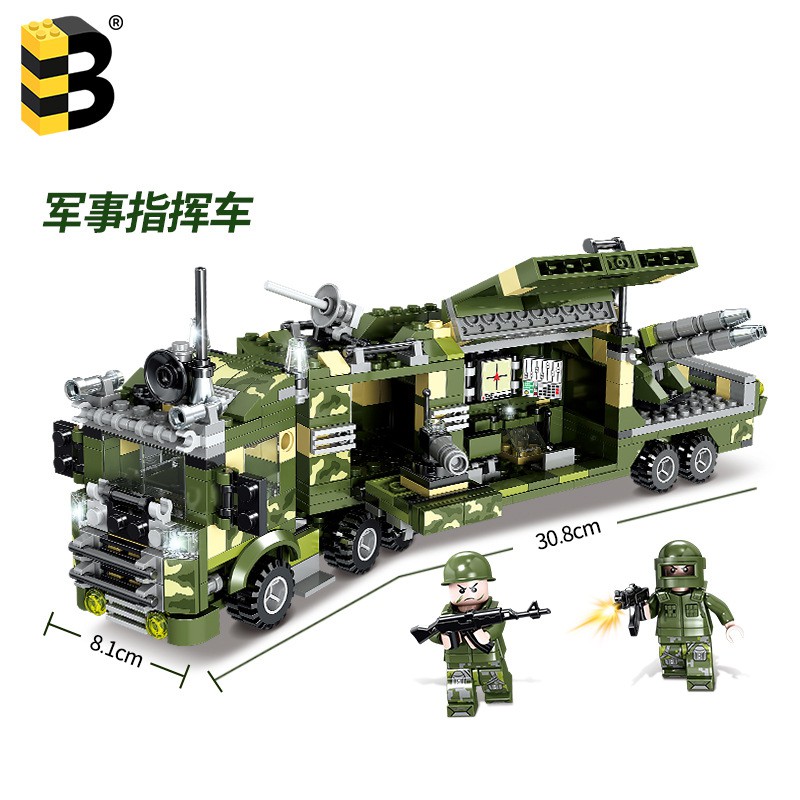 Mô Hình Xe Tăng Quân Đội Mỹ Creation B 203 Lắp Ráp Lego