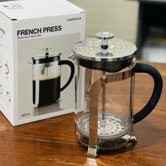 Bình pha cafe Pháp Lock&Lock French Press LLG018 LLG019 800ml