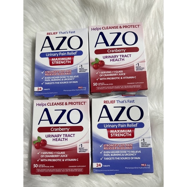 AZO Cranberry hỗ trợ đường tiết niệu, ngừa viêm phụ khoa cực hiệu quả, ĐẸP DA