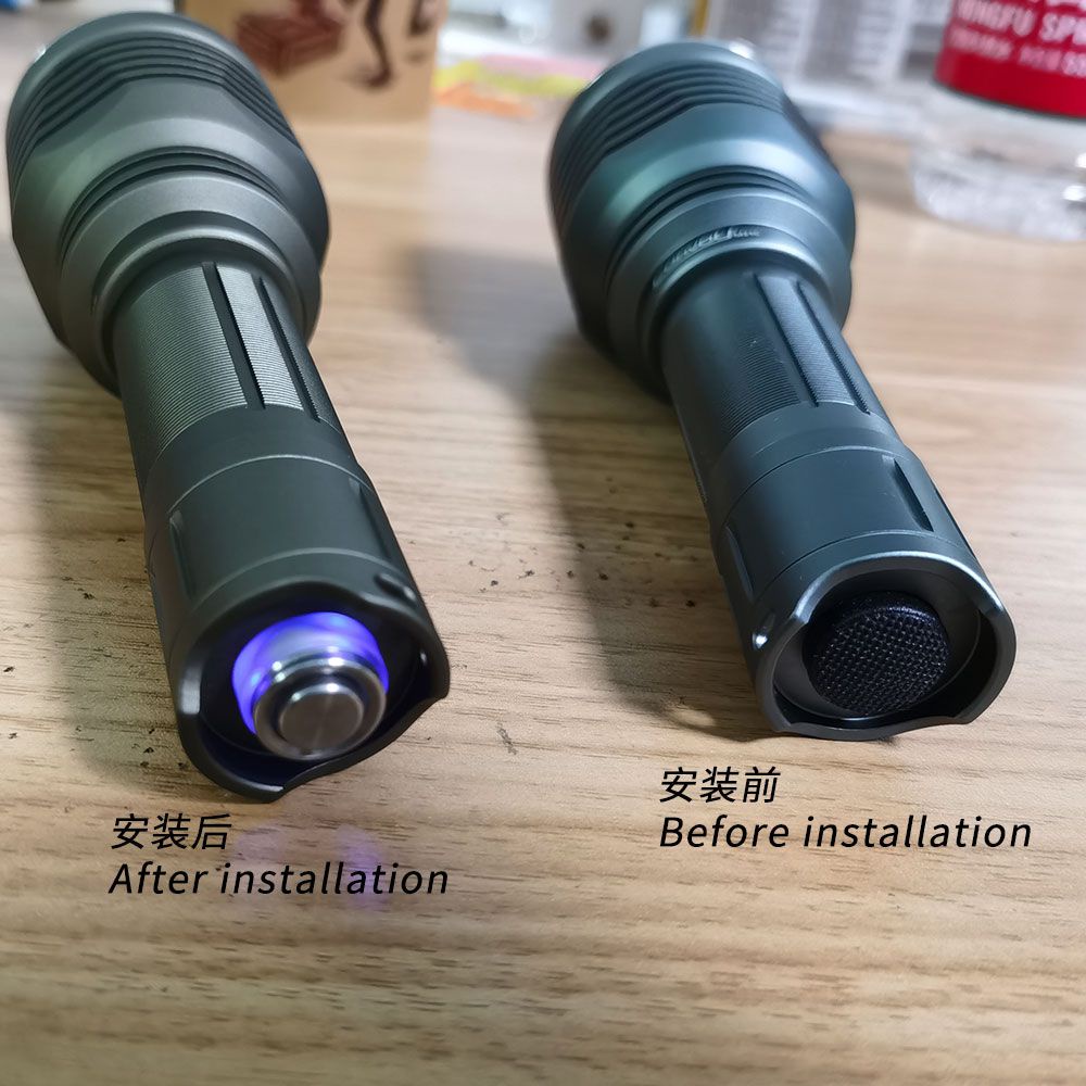 Nút Công Tắc Dạ Quang 20mm Bằng Thép Không Gỉ Cho Convoy M21A M21B M21C M26C L21A S12 S16 s21B