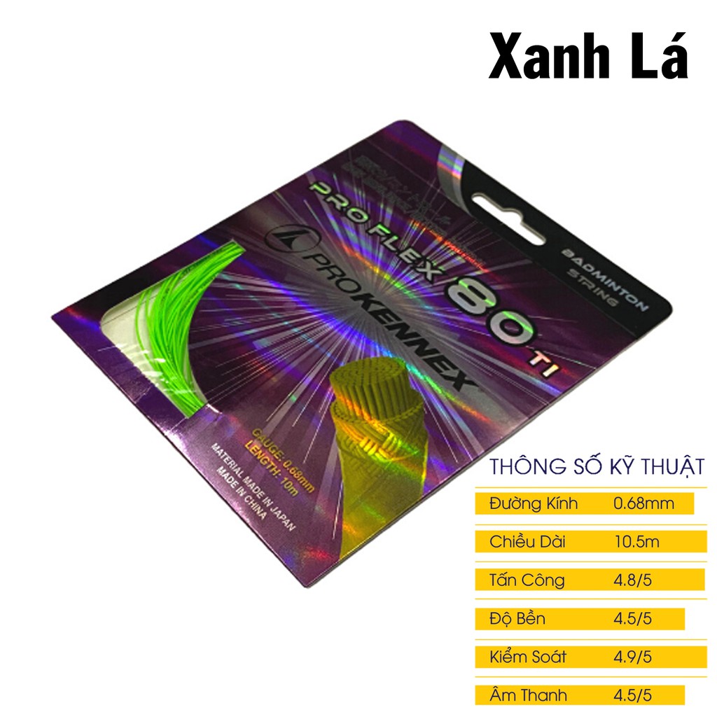 Dây đan vợt cầu lông Prokennex Pro Lex 80TI [FreeShip] [Ảnh thật] [Chính hãng]