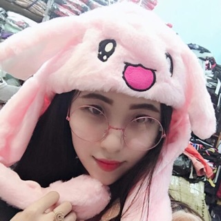 Nón Tai Thỏ Giật - Cử Động 2 Tai ( Có Sẵn) ẢNH + THẬT