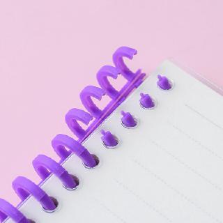 Binder thanh còng nhựa cao cấp đường kính 12mm phụ kiện sổ còng sổ planner