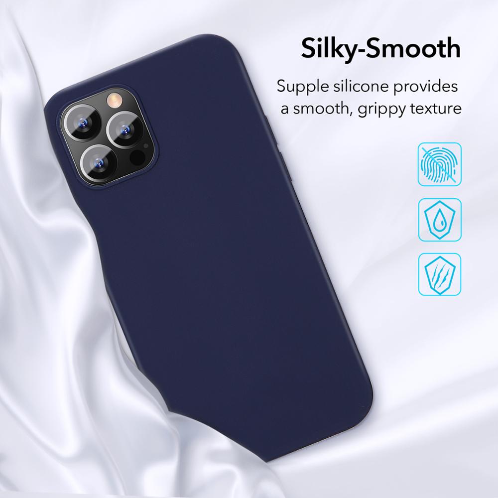 Ốp điện thoại ESR silicon cao su mềm sang trọng cho Iphone 12 Mini 12 Pro / 12 Pro Max