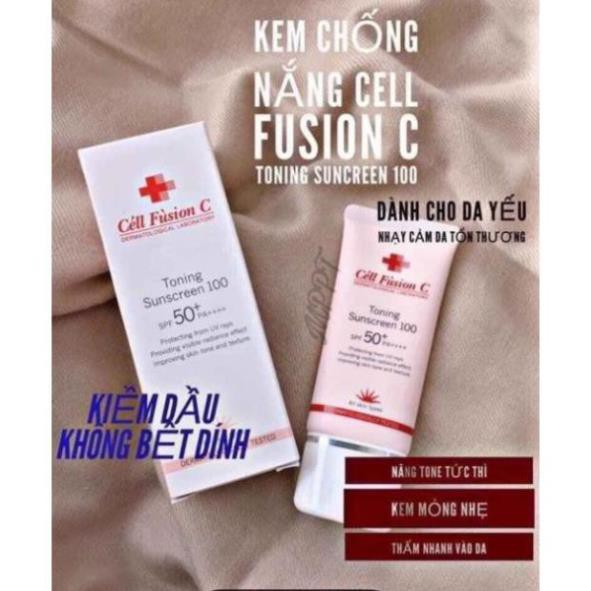 (BẢN NHẬP KHẨU) Kem Chống Nắng Cell Fushion C (Xanh-Đỏ-Hồng) | BigBuy360 - bigbuy360.vn