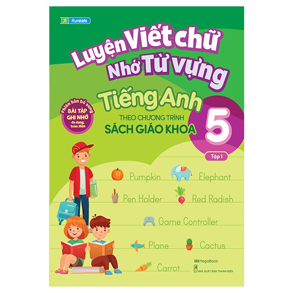 Hộp Khóa Học Tiếng Anh Online Chuẩn Sách Giáo Khoa Tại Nhà Megastudy Lớp 5 (Tặng Kèm 2 Cuốn Luyện Viết)