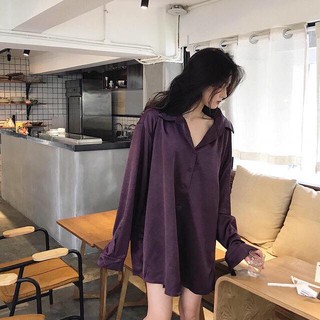 [Siêu rẻ] Áo sơ mi lụa cao cấp [Sẵn M-kèm ảnh thật]