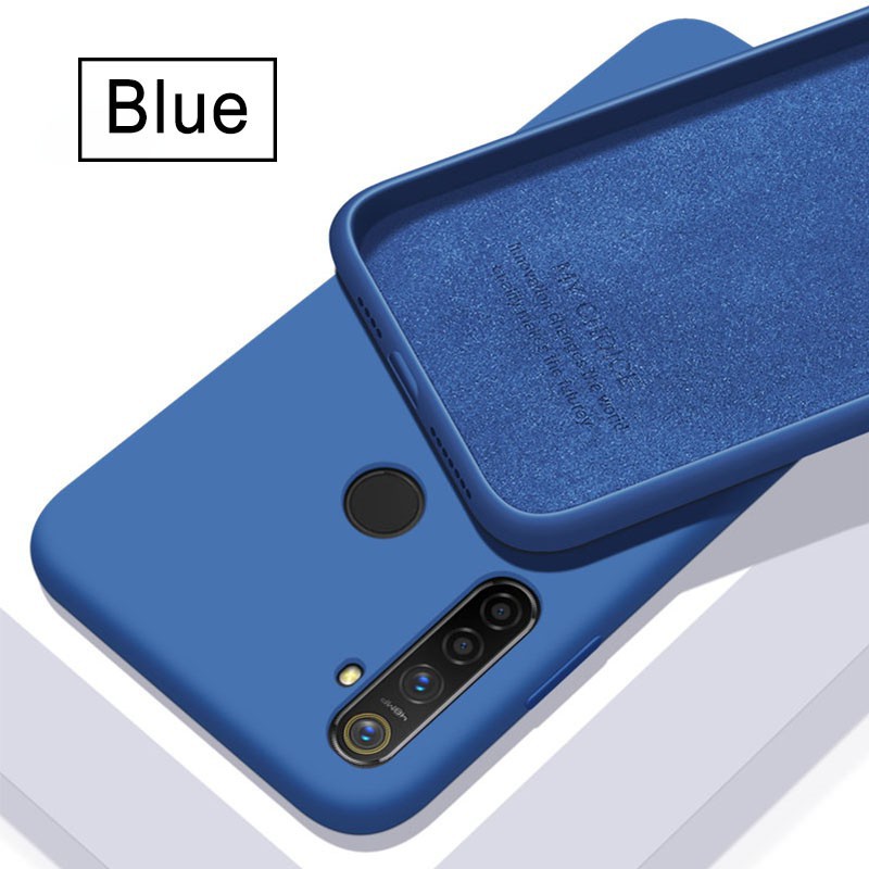 Sale 70% Ốp điện thoại silicone màu sắc ngọt ngào dành cho Realme 5 Pro Realme 5, Giá gốc 93,000 đ - 46B35