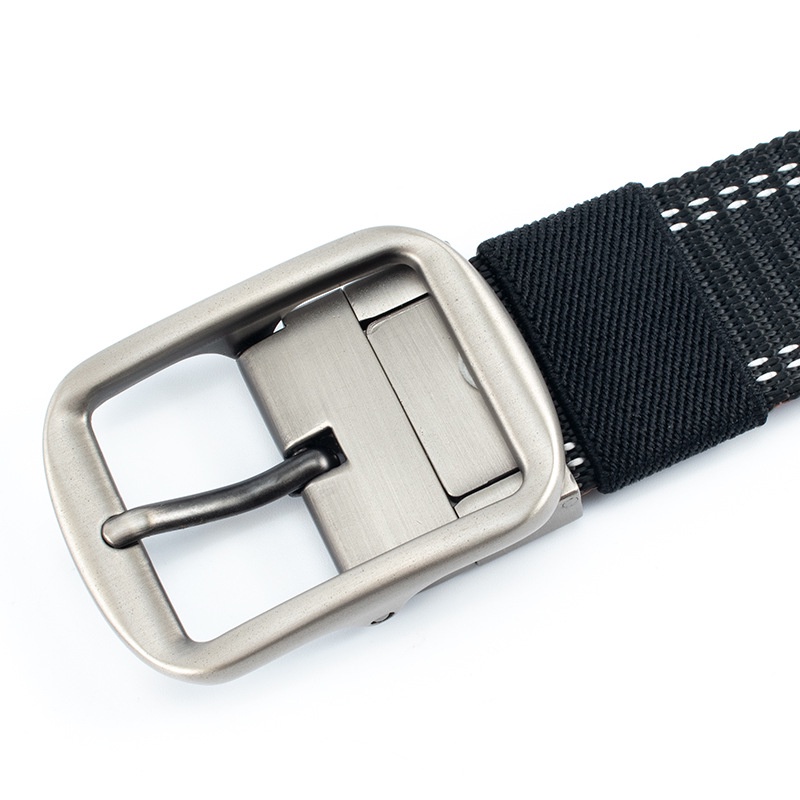 Thắt lưng vải nam chất liệu canvas Size 3.8 x 115cm,khóa kim loại,sử dụng 2 mặt dây phong cách thời trang độc đáo bền đẹ