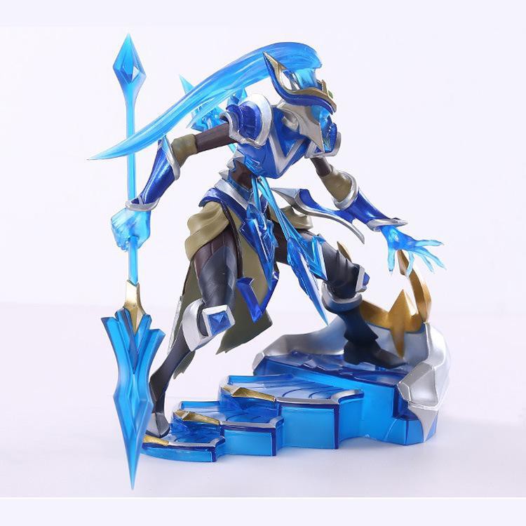 League of Legends LOL Vengeance Spear Kalista Marksman Giày trượt băng nghệ thuật đóng hộp Hình mẫu