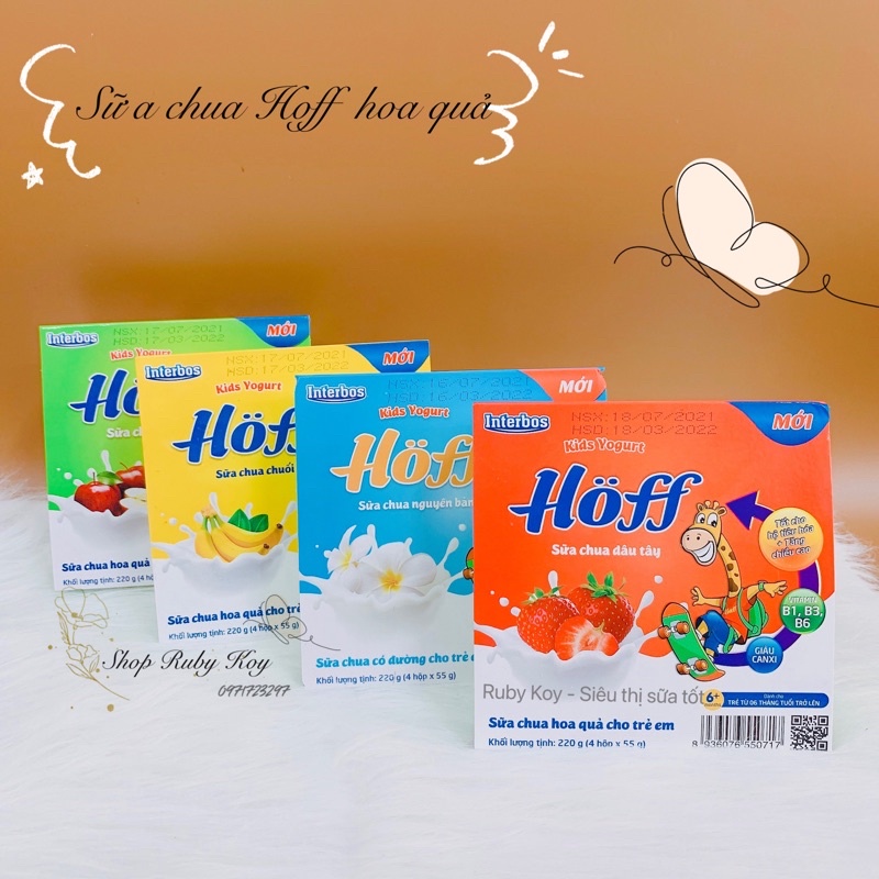 SỮA CHUA HOFF 4H x 55G