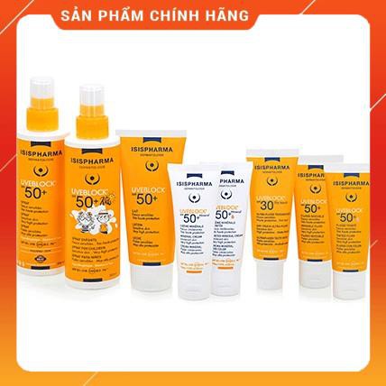 Isis Pharma Kem Chống Nắng Màu Da Dành Cho Da Nhạy Cảm Uveblock SPF50 Fluid Tinted Cream 40ml