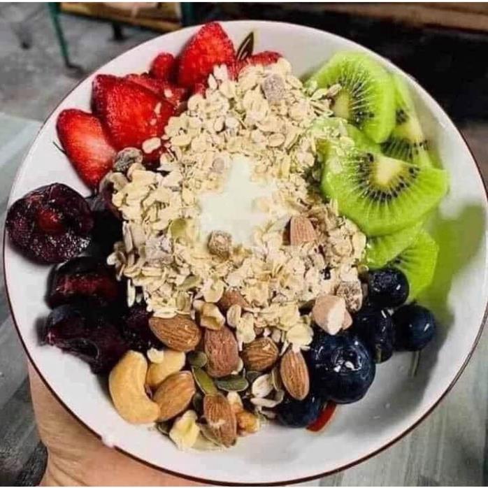 (sỉ=lẻ) NGŨ CỐC DINH DƯỠNG MIX HẠT GRANOLA - HŨ 500G