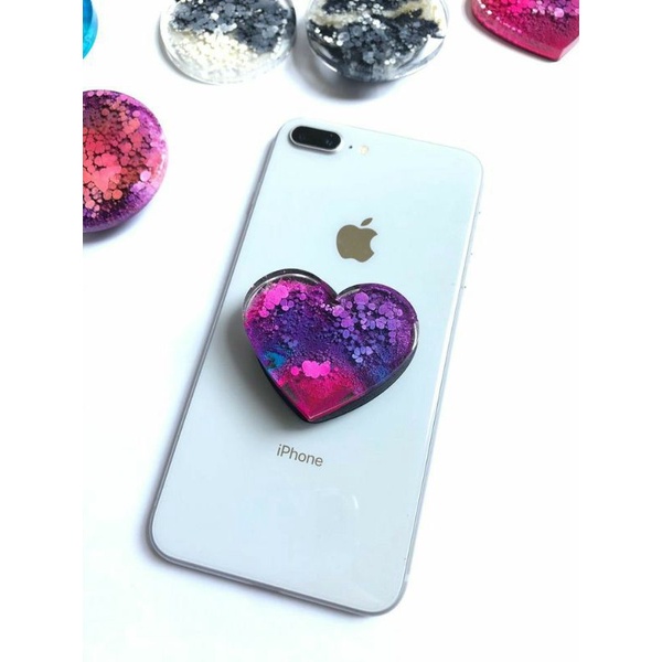 Khuôn nhiều mẫu làm Pop Socket / griptok tiện dụng trong Resin Handmade