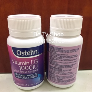 ❤️❤️ Viên uống Ostelin Vitamin D3 1000IU.(130 viên)
