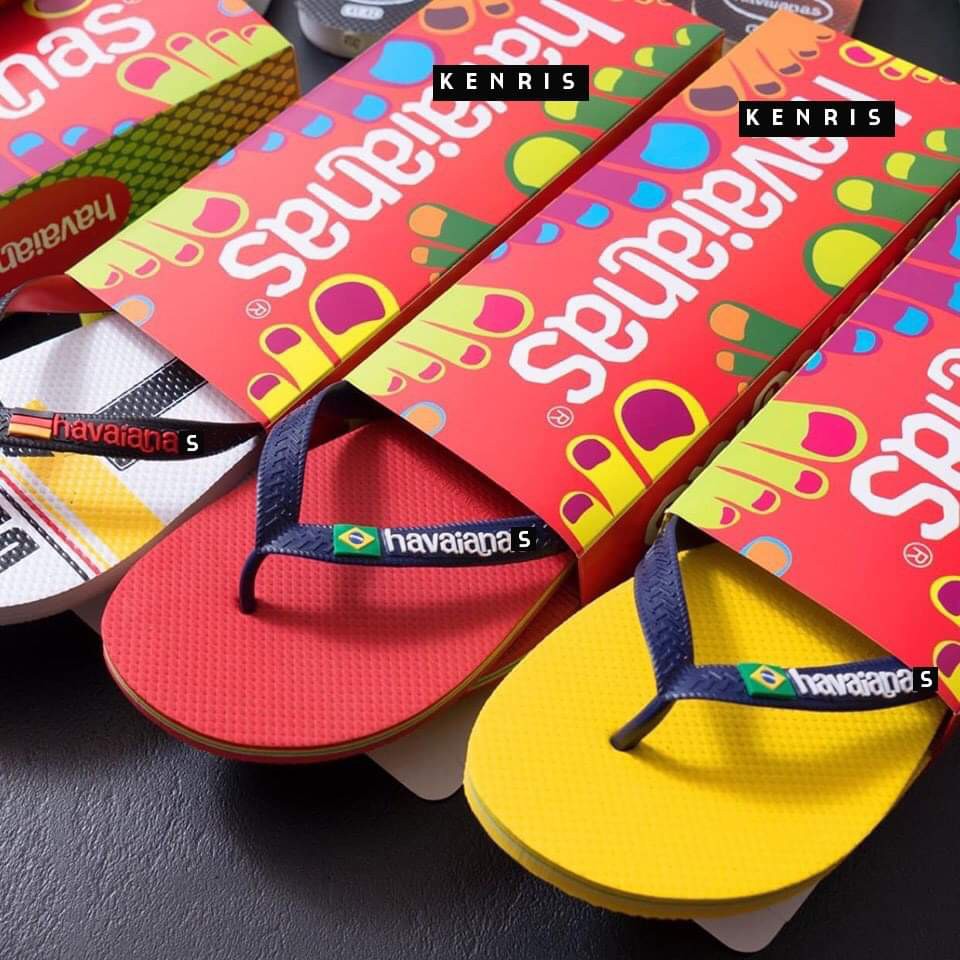 Dép kẹp Havaianas đế cao su siêu bền