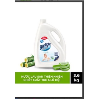 NƯỚC LAU SÀN SUNLIGHT  HƯƠNG HOA THIÊN NHIÊN  3.6kg