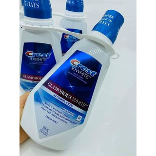 Nước súc miệng CREST 3D GLAMOROUS WHITE 946ML MỸ