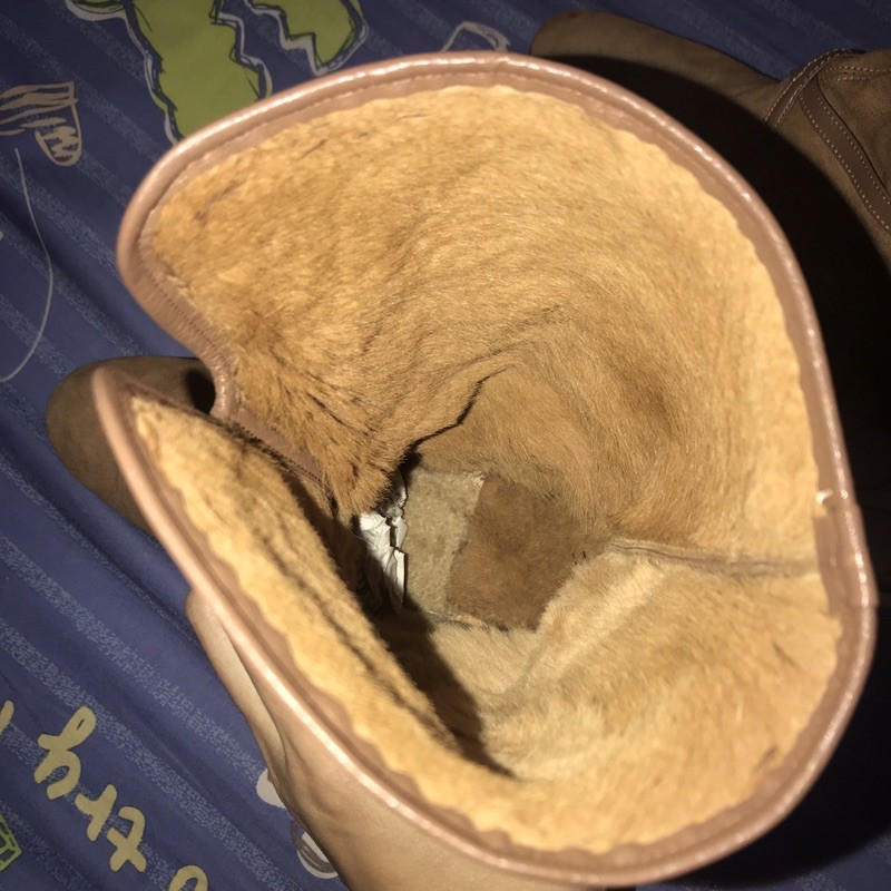 Bốt da lộn nguyên tấm Nhật