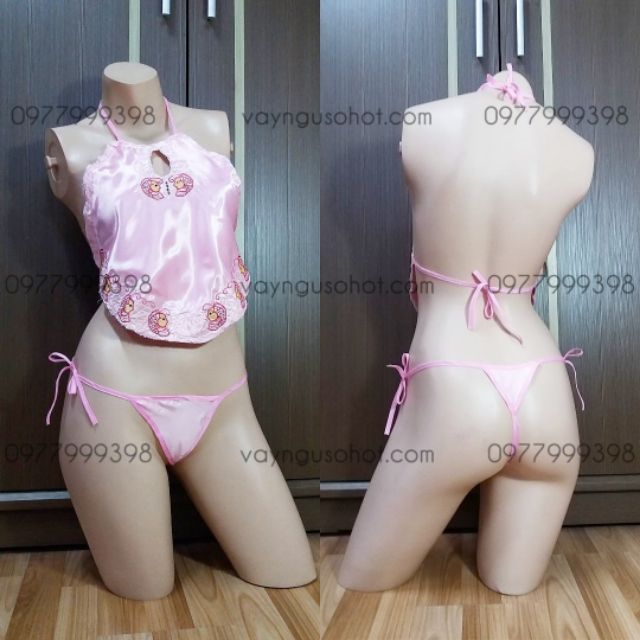 ( clip tự quay + ảnh thật tự chụp ) cosplay cổ trang yếm đào hồng nhạt sexy | BigBuy360 - bigbuy360.vn