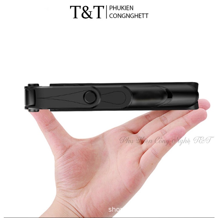 Gậy chụp ảnh 3 chân có đèn led trợ sáng Gậy tự sướng selfie chụp hình bluetooth điều khiển từ xa xoay nhiều góc độ XT-13