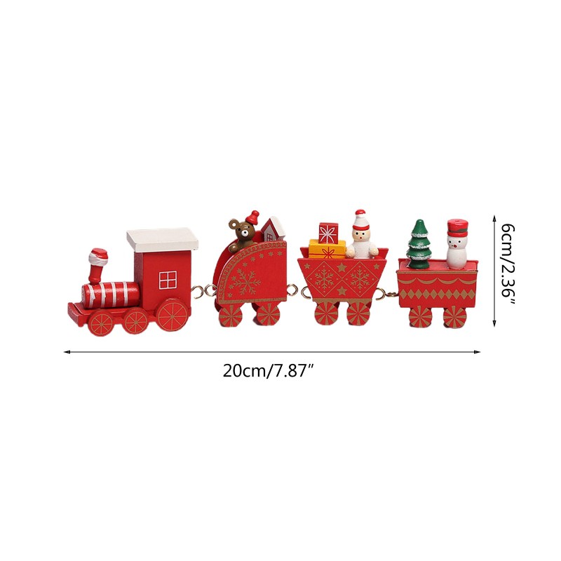 Đồ trang trí Người Tuyết Ông Già Noel Bằng Gỗ Trang Trí Lễ Hội
