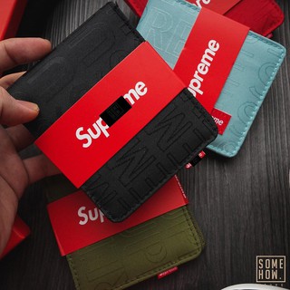 [Mã SPE72547 Hoàn 10k Shopee Xu] [🔥ẢNH THẬT] Ví Supreme Full Box Cao Cấp Logo SUP Chìm