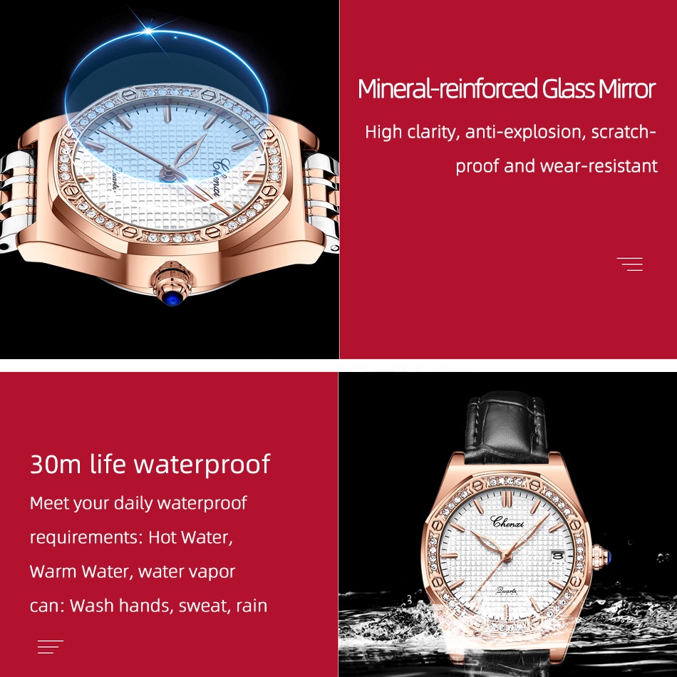 Đồng Hồ Đeo Tay CHENXI Sang Trọng Cho Nữ