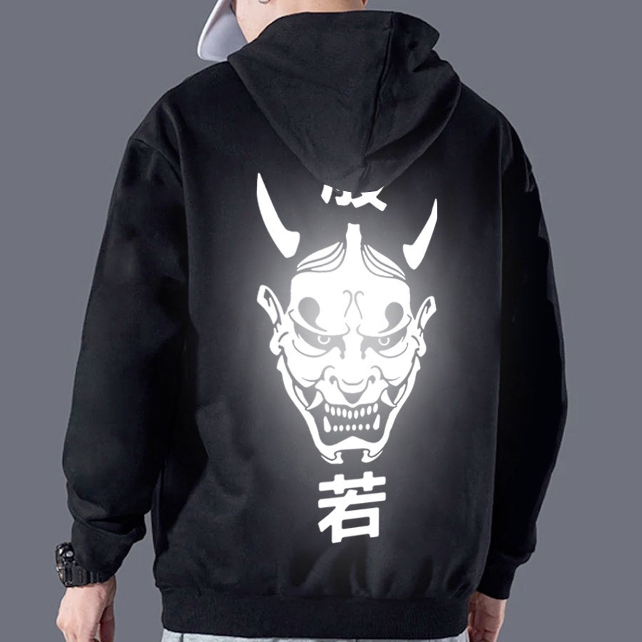 Áo Hoodie nam nữ vải nỉ dầy Phản Quang Quỷ Oni 07 Anam Store