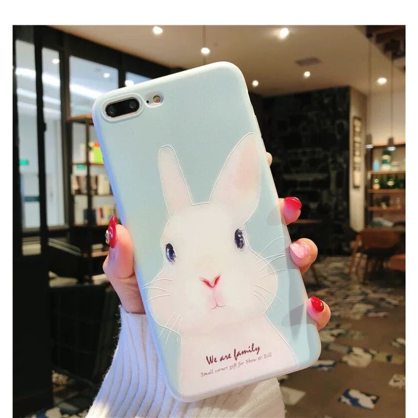 Ốp iphone-Heo và Thỏ dễ thương VM073-6/6s-6p/6sp-7/8-7p/8p-x/xs-xs max-11-11proma | BigBuy360 - bigbuy360.vn