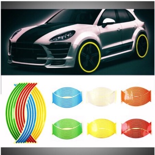 Bộ decal phản quang dán vành, mâm bánh xe