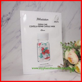 Mặt Nạ JM Solution #Clear Derma Care Centella Repair Capsule Mask Clear
