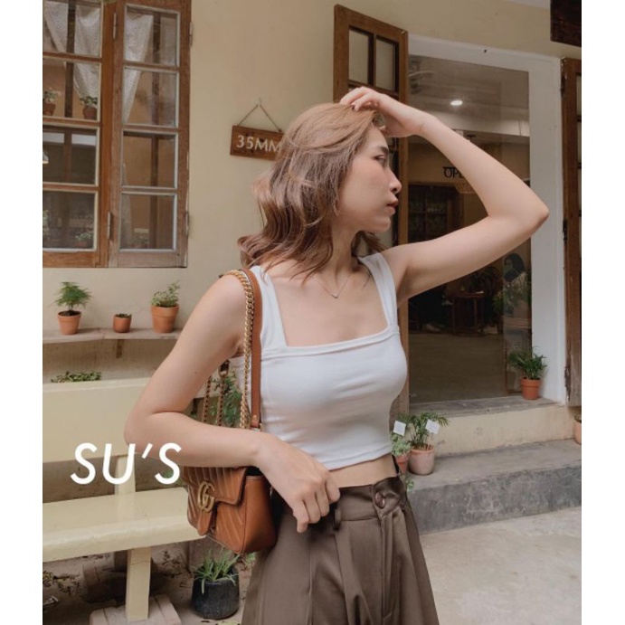 Áo 2 dây bảng to không mút