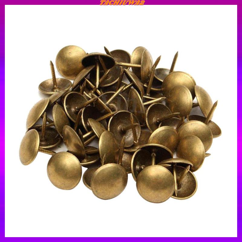 Bộ 100 Ghim Đầu To 7mm - 10mm Bằng Đồng Tachiuwa2