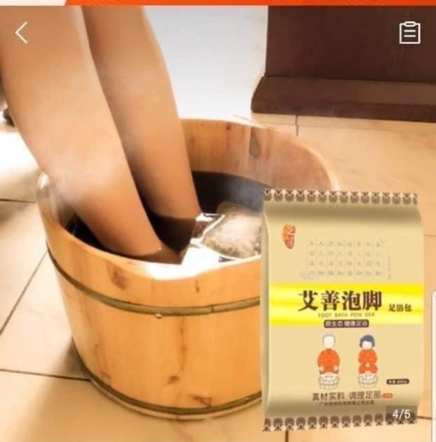 100 gói bột ngâm chân thư giãn