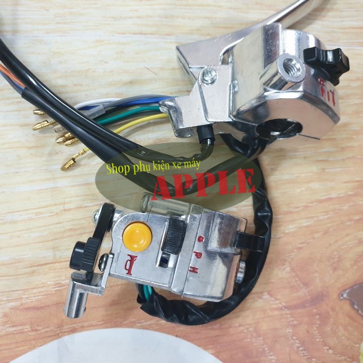 Cụm công tắc xe CUB 82 Không Đề  Cụm công tắc tay lái xe Cub 82 Loại không đề