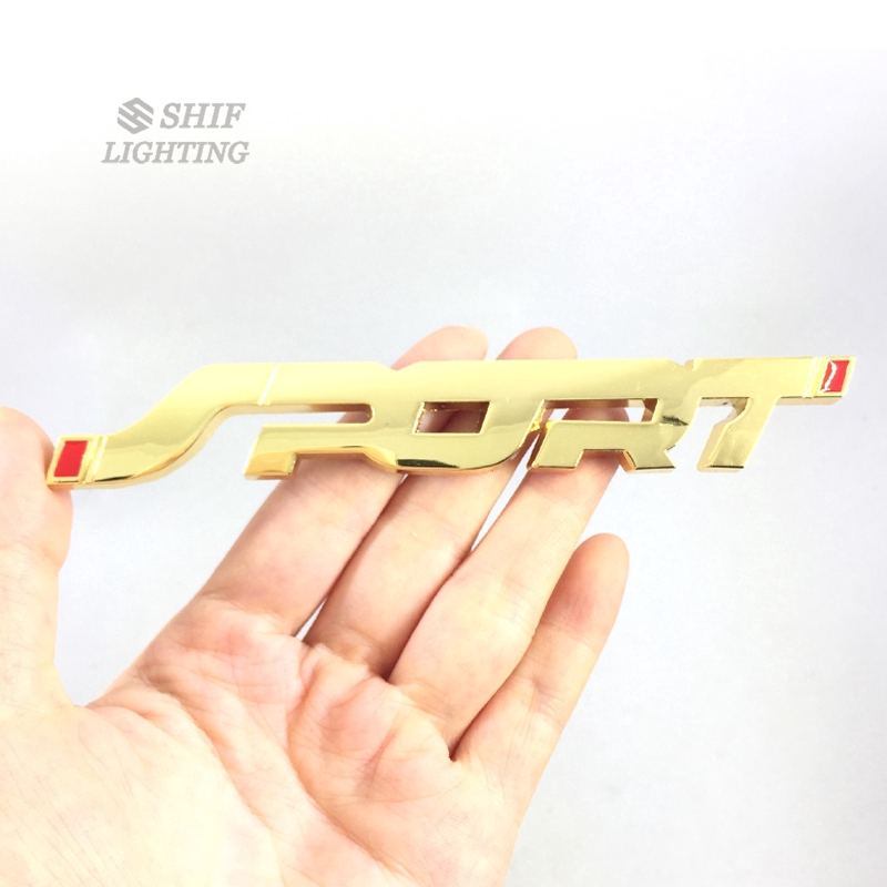 Miếng dán Logo kim loại trang trí xe ô tô