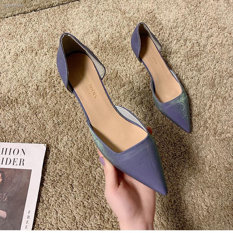 Giày Cao Gót Mũi Nhọn Thời Trang Hè 2020 Dành Cho Nữ