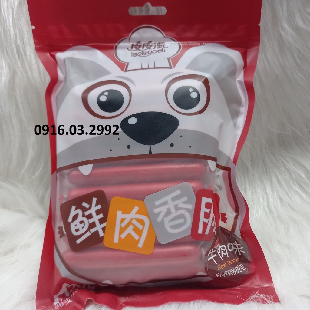 Xúc xích cho chó mèo Taotao Pet gói 450gr