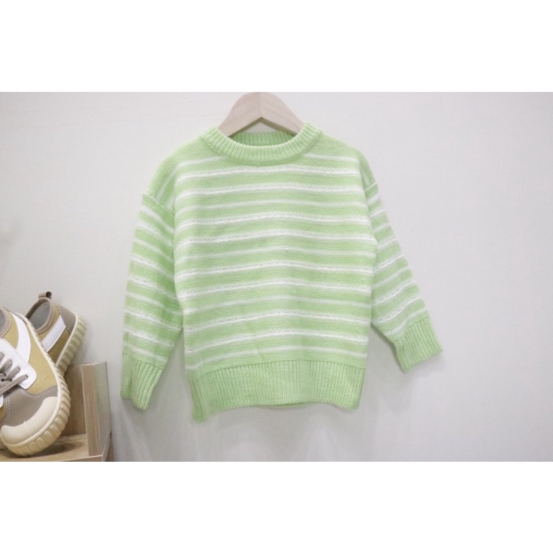 AL05-áo len xanh lá